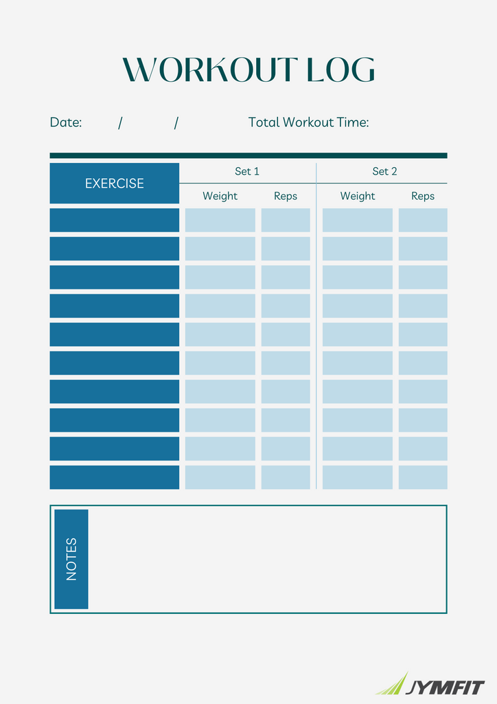 Free Workout log